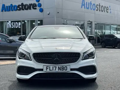 Used Mercedes CLA180 AMG line 2017 White Coupe