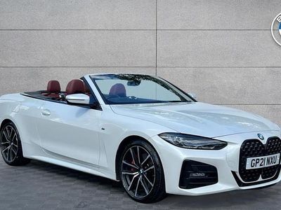 Usado BMW 420 M Sport 184 CV (135 kW) 2021 Blanco Descapotable