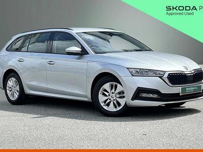 Brilliant silver metallic Used 2022 Skoda Octavia SE Technology Estate | £18,000 (Fair price)