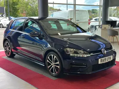 Used VW Golf VII R-line 150 HP (110 kW) 2019 Blue Hatchback