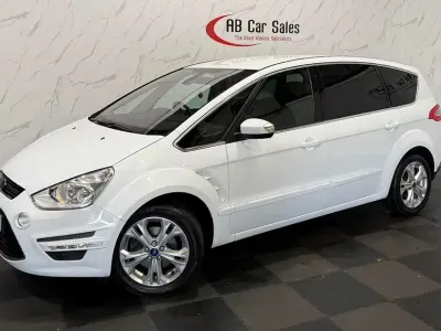 Used Ford S-MAX Titanium 115 HP (84 kW) 2013 White MPV