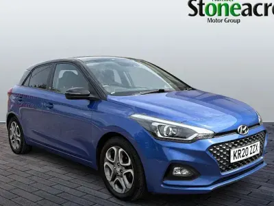 Used Hyundai i20 84 HP (61 kW) 2020 Blue Hatchback