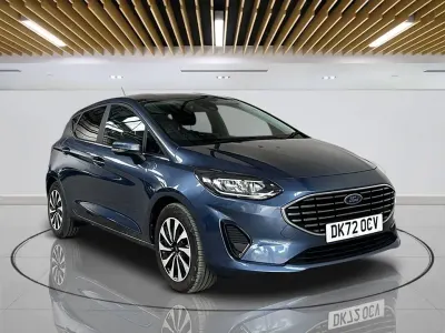 Usado Ford Fiesta Titanium 125 HP (91 kW) 2022 Azul Citadino
