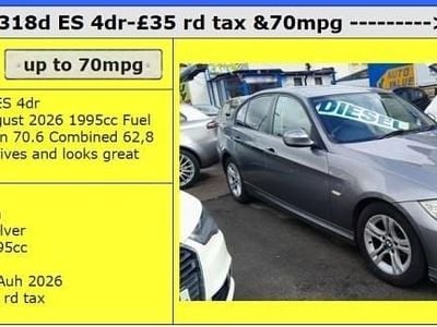 Grey Used 2011 BMW 318 Sedan | £2,190 (Good price)