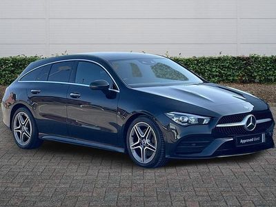 Used Mercedes CLA220 AMG Line Premium 2021 Cosmos black metallic Sedan