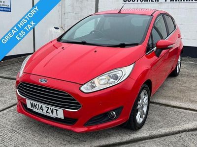 Used Ford Fiesta Zetec 82 HP (60 kW) 2014 Red Hatchback