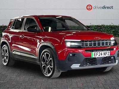 Red Used 2024 Jeep Avenger EV Summit SUV | £17,240 (Fair price)