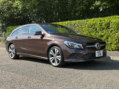 Used Mercedes CLA220 AMG line 2017 Brown Sedan