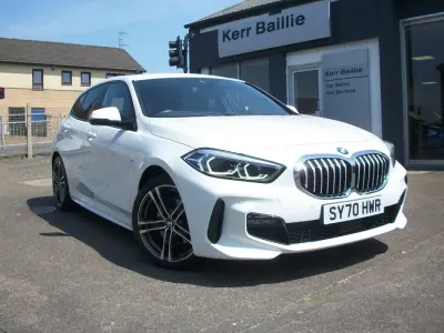 Used BMW 118 M Sport 140 HP (102 kW) 2020 White Hatchback