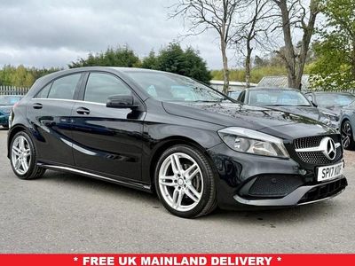 Usado Mercedes A200 AMG line 136 HP (100 kW) 2017 Preto Citadino