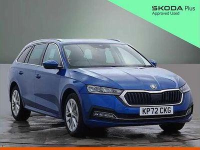 Used Skoda Octavia SE L 147 HP (108 kW) 2022 Race blue metallic Estate
