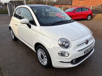 Used Fiat 500 Lounge 69 HP (50 kW) 2016 White Hatchback