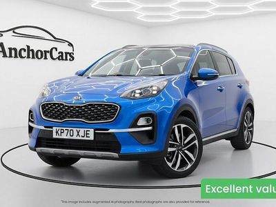 Used Kia Sportage 136 HP (100 kW) 2020 Blue SUV