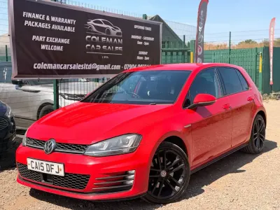 Used VW Golf VII GTD 2015 Red Hatchback