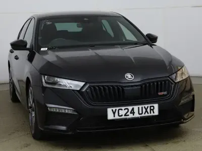 Used Skoda Octavia vRS 200 HP (147 kW) 2024 Black Hatchback
