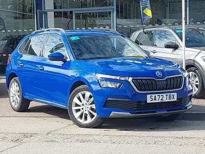 Gebraucht Skoda Kamiq SE Drive 95 PS (69 kW) 2022 Blau SUV