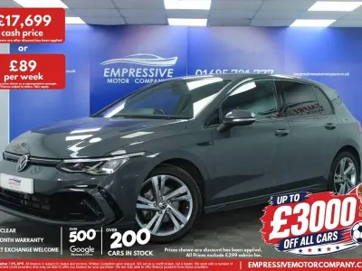 Used VW Golf VII R-line 130 HP (95 kW) 2021 Grey Hatchback