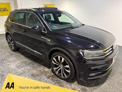Used VW Tiguan R-line 150 HP (110 kW) 2017 Black SUV