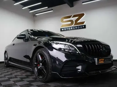 Used Mercedes C220 AMG line 2019 Black Coupe