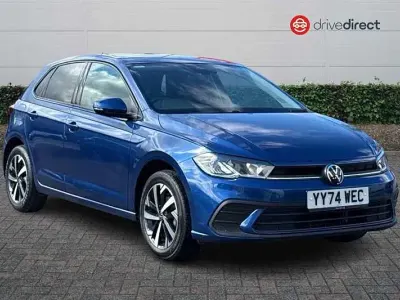 Used VW Polo Match 95 HP (69 kW) 2025 Blue Hatchback