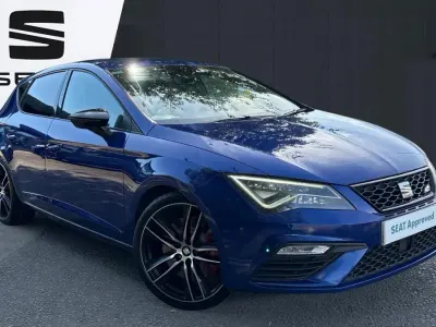 Used Seat Leon CUPRA 300 HP (220 kW) 2018 Blue Hatchback