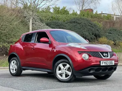 Second-hand Nissan Juke Visia 94 CP (69 kW) 2013 Roșu SUV