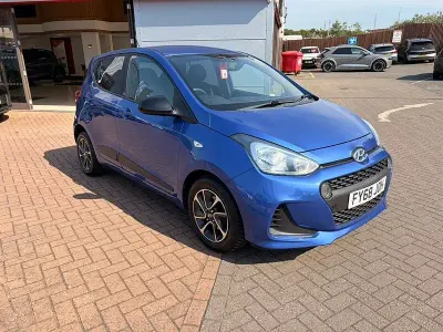 Used Hyundai i10 GO! 67 HP (49 kW) 2018 Blue Hatchback