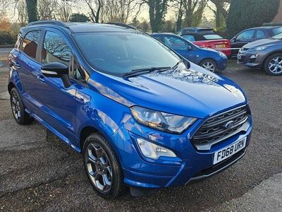 Blue Used 2018 Ford Ecosport ST-Line SUV | £8,195 (Fair price)