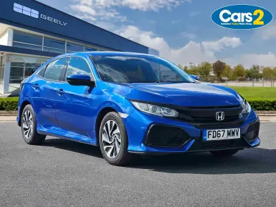 Used Honda Civic SE 129 HP (94 kW) 2017 Blue Hatchback