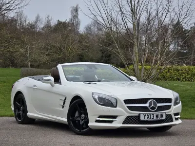 Used Mercedes SL350 2013 White Cabriolet