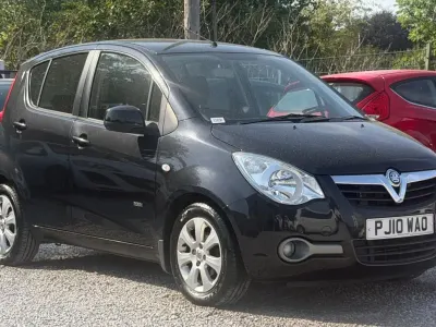 Used Vauxhall Agila Design Edition 85 HP (62 kW) 2010 Black MPV