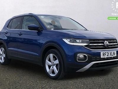 Blue Used 2021 VW T-Cross SEL SUV | £17,199 (Fair price)