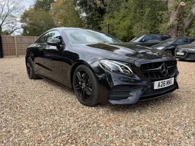 Used Mercedes E220 AMG line 194 HP (142 kW) 2017 Black Coupe