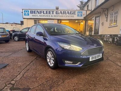 Used Ford Focus Titanium 120 HP (88 kW) 2018 Blue Hatchback