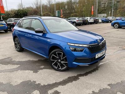 Used Skoda Kamiq Monte Carlo 110 HP (80 kW) 2023 Blue SUV