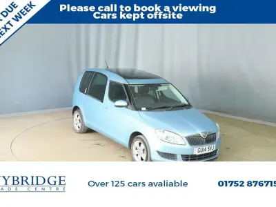Used Skoda Roomster SE 105 HP (77 kW) 2014 Blue MPV