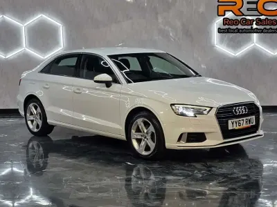Begagnad Audi A3 Sport 116 HK (85 kW) 2017 Vit Sedan