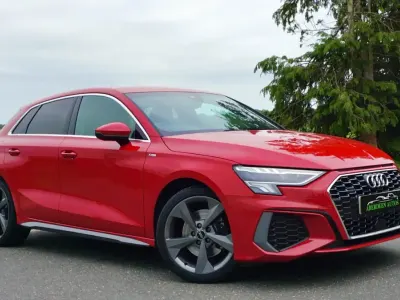 Used Audi A3 S-Line 190 HP (139 kW) 2022 Red Sedan