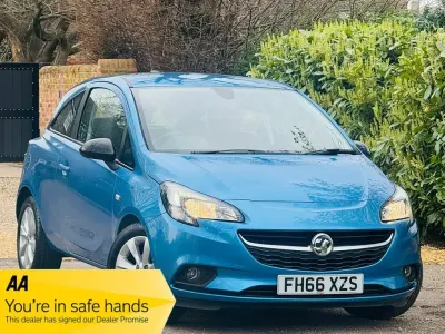 Used Vauxhall Corsa 75 HP (55 kW) 2017 Blue Hatchback