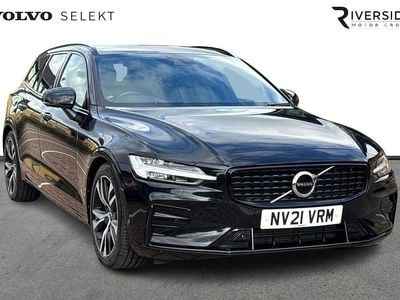 Onyx black Used 2021 Volvo V60 R-Design Estate | £21,996 (Fair price)