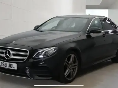 Used Mercedes E200 AMG line 184 HP (135 kW) 2018 Black Sedan