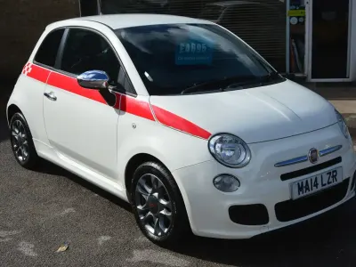 Used Fiat 500 S 69 HP (50 kW) 2014 White Hatchback