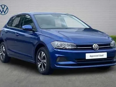 Used VW Polo SE 95 HP (69 kW) 2020 Blue Hatchback