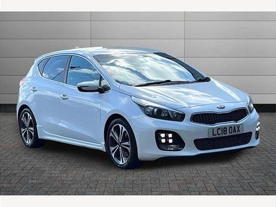 Used Kia Ceed GT-Line 134 HP (98 kW) 2018 White Hatchback