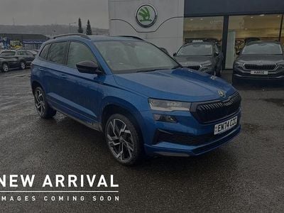Used Skoda Karoq SportLine 147 HP (108 kW) 2025 Race blue metallic SUV