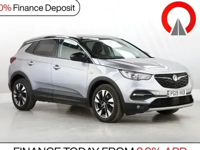Used Vauxhall Grandland X Sport 130 HP (95 kW) 2019 Grey SUV