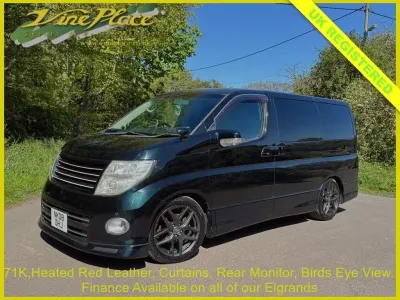 Used Nissan Elgrand 2008 Black MPV