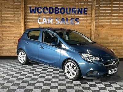 Used Vauxhall Corsa 90 HP (66 kW) 2017 Blue Hatchback