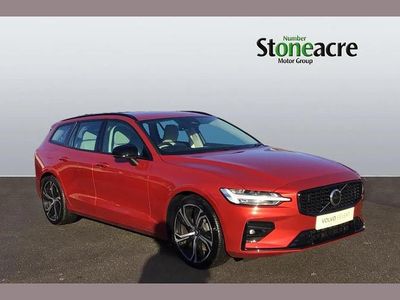 Red Used 2025 Volvo V60 Plus Estate | £33,995 (Fair price)