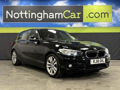Used BMW 118 Sport Line 136 HP (100 kW) 2018 Black Hatchback